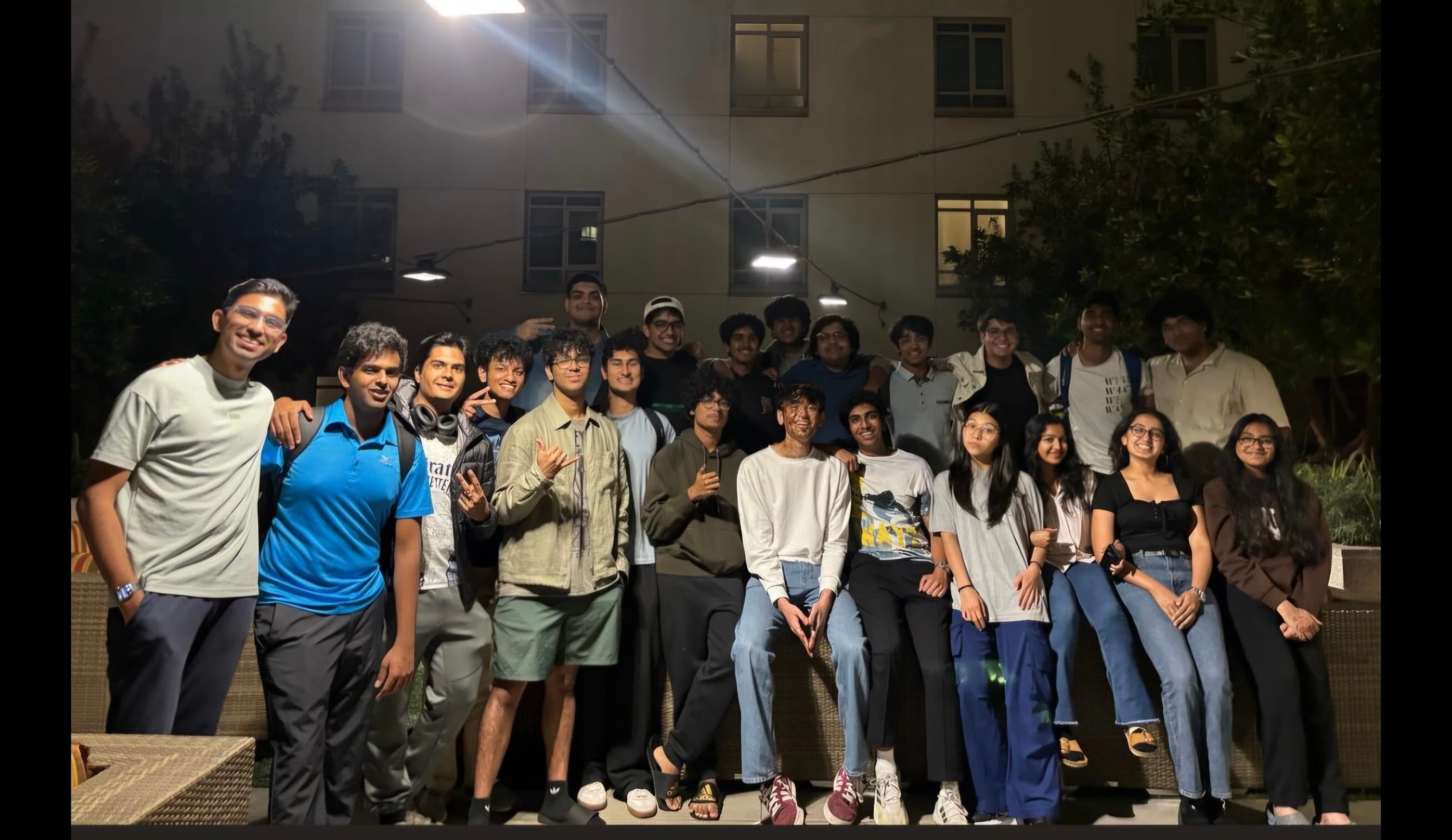 Manas Sood with the USC community