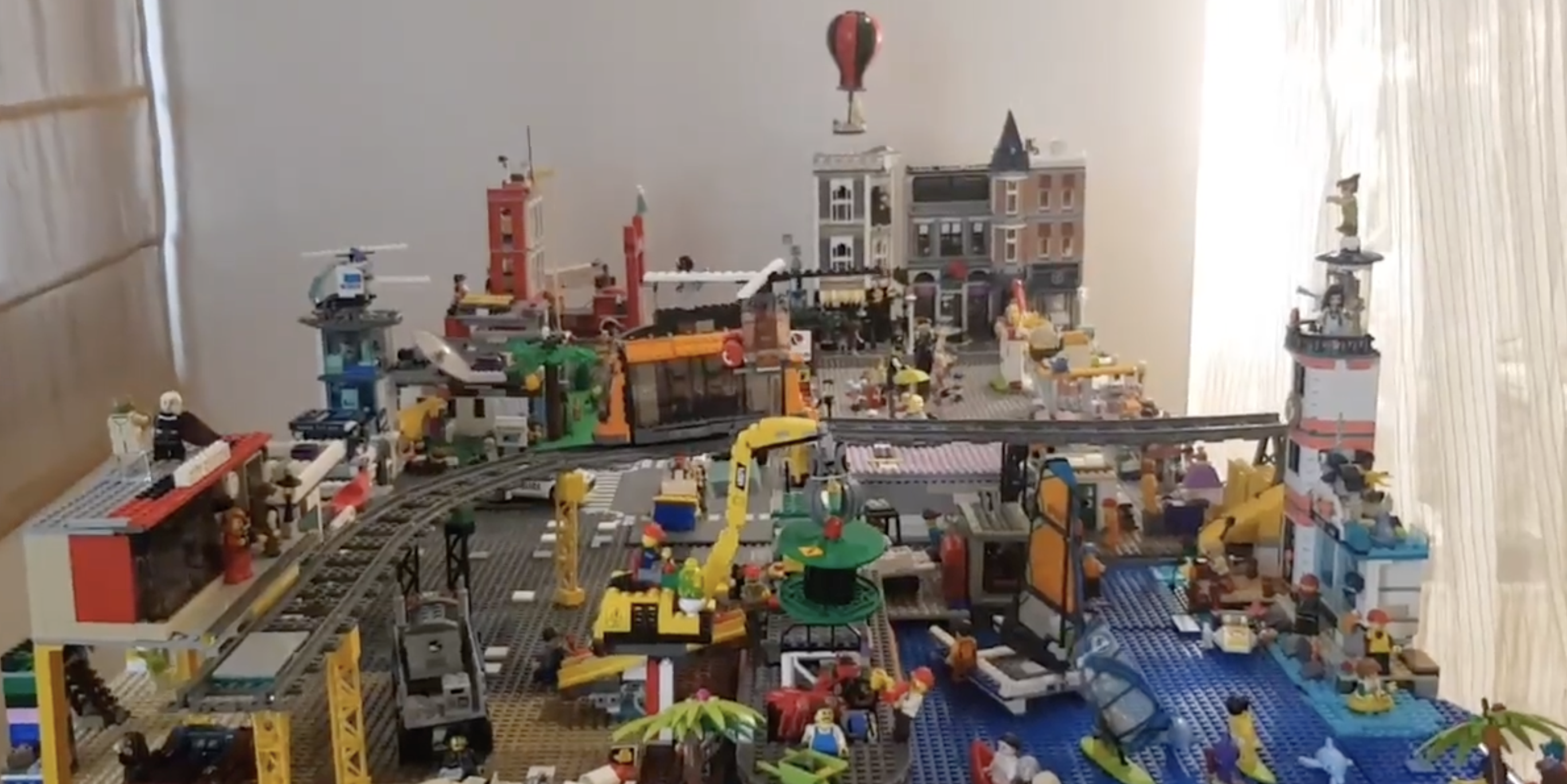 One of Manas Sood’s LEGO cities
